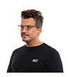 Мъжки рамки за очила в светлосиво-1 снимка