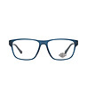 Пластмасови мъжки рамки за очила в синьо -2 снимка
