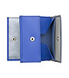 Дамски кожен портфейл в синьо и сребристо Flavio с RFID защита-3 снимка