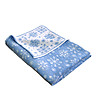 Одеяло в синьо и бяло 100х150 см-0 снимка
