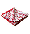 Червено одеяло с вълна 100х150 см-0 снимка