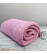 Розово памучно одеяло 170х130 см-0 снимка