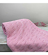 Розово памучно одеяло 170х130 см-1 снимка