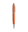 Оранжева химикалка със стилус и USB памет-0 снимка