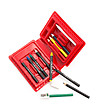 Комплект моливи и пастели в червена кутия-1 снимка