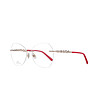 Дамски рамки за очила глазант с червени дръжки Lilia-0 снимка
