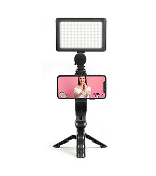 Видео комплект за влогване със светкавица снимка