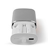 Бели Bluetooth® слушалки с кутия за зареждане-2 снимка