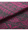 Фигурален зимен unisex шал в тъмносиво и розово-4 снимка