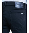 Черни мъжки вталени памучни дънки Terry-2 снимка