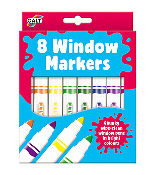 Цветни маркери за стъкло 8 бр. снимка