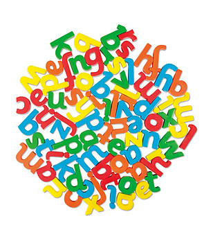 Магнитни букви, 80 бр., Английска азбука снимка