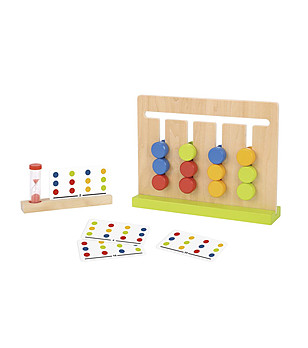 Дървена логическа игра Цветове снимка