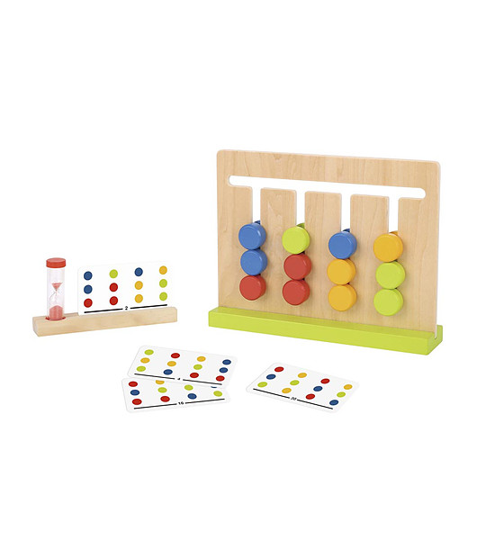 Дървена логическа игра Цветове снимка