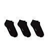 Комплект от 3 бр. черни дамски чорапи за маратонки Antusa-0 снимка