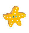 Дървена бебешка дрънкалка Морска звезда-0 снимка