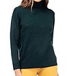 Тъмнозелен дамски пуловер Fiorella-2 снимка