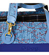 Дамска чанта в сини нюанси-2 снимка