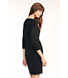Черна рокля със 7/8 ръкави Chica-1 снимка