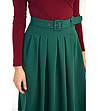 Зелена пола с колан Kimmy-4 снимка