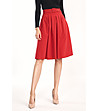 Червена пола с колан Kimmy-0 снимка