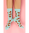 Комплект от 3 чифта памучни дамски чорапи Bernice-1 снимка