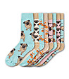 Комплект от 8 чифта памучни дамски чорапи Valena-0 снимка