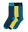 Комплект от 3 чифта памучни мъжки чорапи Abel-0 снимка