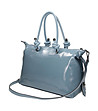 Синя дамска чанта с капси Ilaria-1 снимка