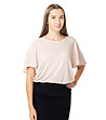 Широка дамска блуза в нюанс на цвят праскова Ivet-0 снимка