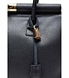 Дамска кожена чанта в черно Darita-3 снимка