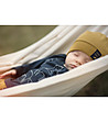 Бебешка памучна шапка в цвят горчица Wild animals-4 снимка