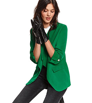 Зелено дамско сако Bretta снимка