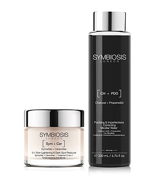 Комплект от мицеларна вода и крем за лице снимка