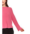 Розов дамски пуловер Mireille-3 снимка