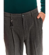 Сив елегантен мъжки панталон Kasey-4 снимка