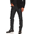 Черен мъжки памучен панталон Darrell-2 снимка