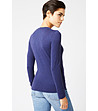 Дамски пуловер в син нюанс с вълна Jessy-1 снимка
