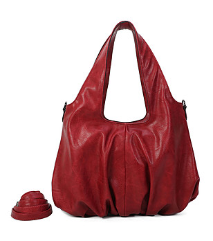 Дамска чанта в червено Fiorella снимка