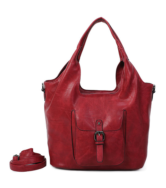 Дамска червена чанта Kalona снимка