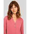 Дамска блуза в розово-2 снимка
