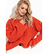 Оранжев дамски пуловер Salome-2 снимка