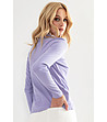 Лилава дамска памучна блуза Irene-1 снимка