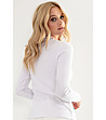 Бяла дамска памучна блуза Irene-1 снимка