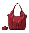 Дамска червена чанта Kalona-0 снимка