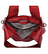 Дамска чанта в червено Fiorella-3 снимка