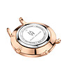 Черен дамски часовник с корпус в розовозлатисто-2 снимка