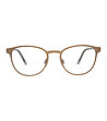 Дамски рамки за очила в светлокафяво-2 снимка