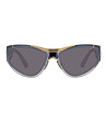 Дамски слънчеви очила в тъмносиво и златисто тип маска Carla-2 снимка