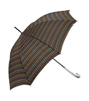 Многоцветен чадър с фигурален принт снимка
